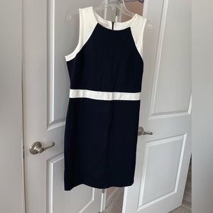 Talbots black and white dress.  12P